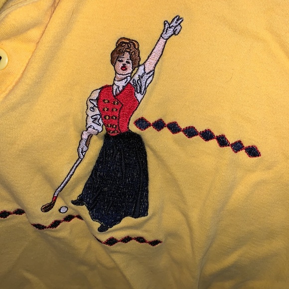 Vintage Lizi Ruch Tops | Lizi Ruch Golf Polo - Picture 2 of 4